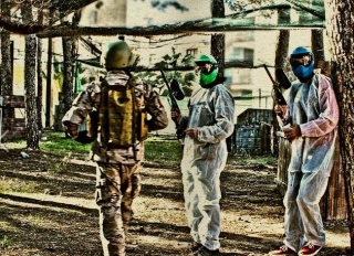  On the battlefield